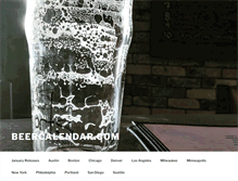 Tablet Screenshot of beercalendar.com